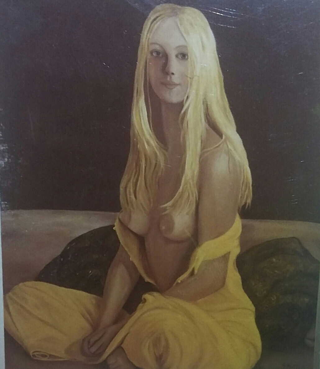 Nudo di donna, 1971 olio su tela 140x180
